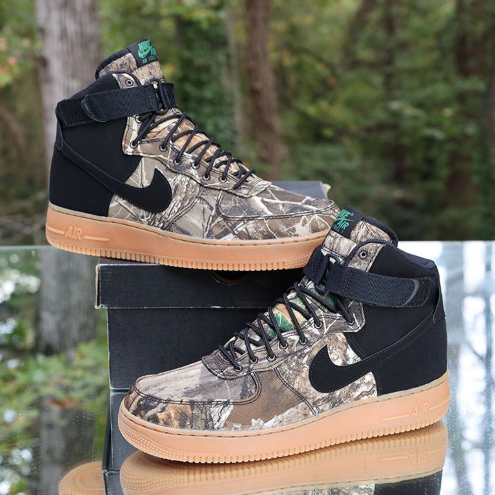 Nike Realtree Air Force 1 High Brown Camo - Picture 1 of 16